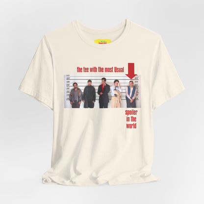 THE USUAL SUSPECTS SPOILER (Unisex Jersey Short Sleeve Tee)