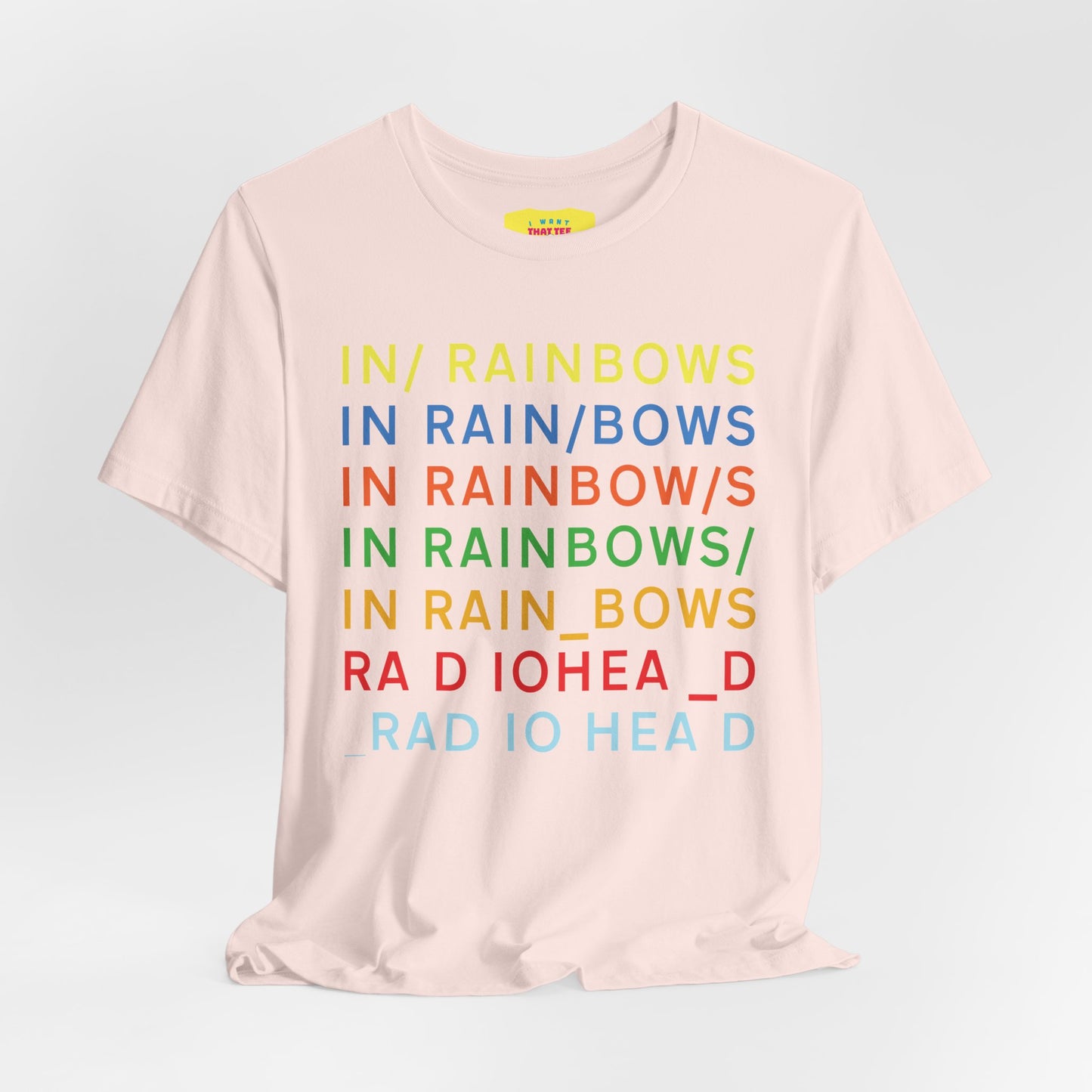 IN RAINBOWS - RADIOHEAD (Unisex Jersey Short Sleeve Tee)