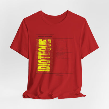 RADIOHEAD - IDIOTEQUE (Unisex Softstyle T-Shirt)