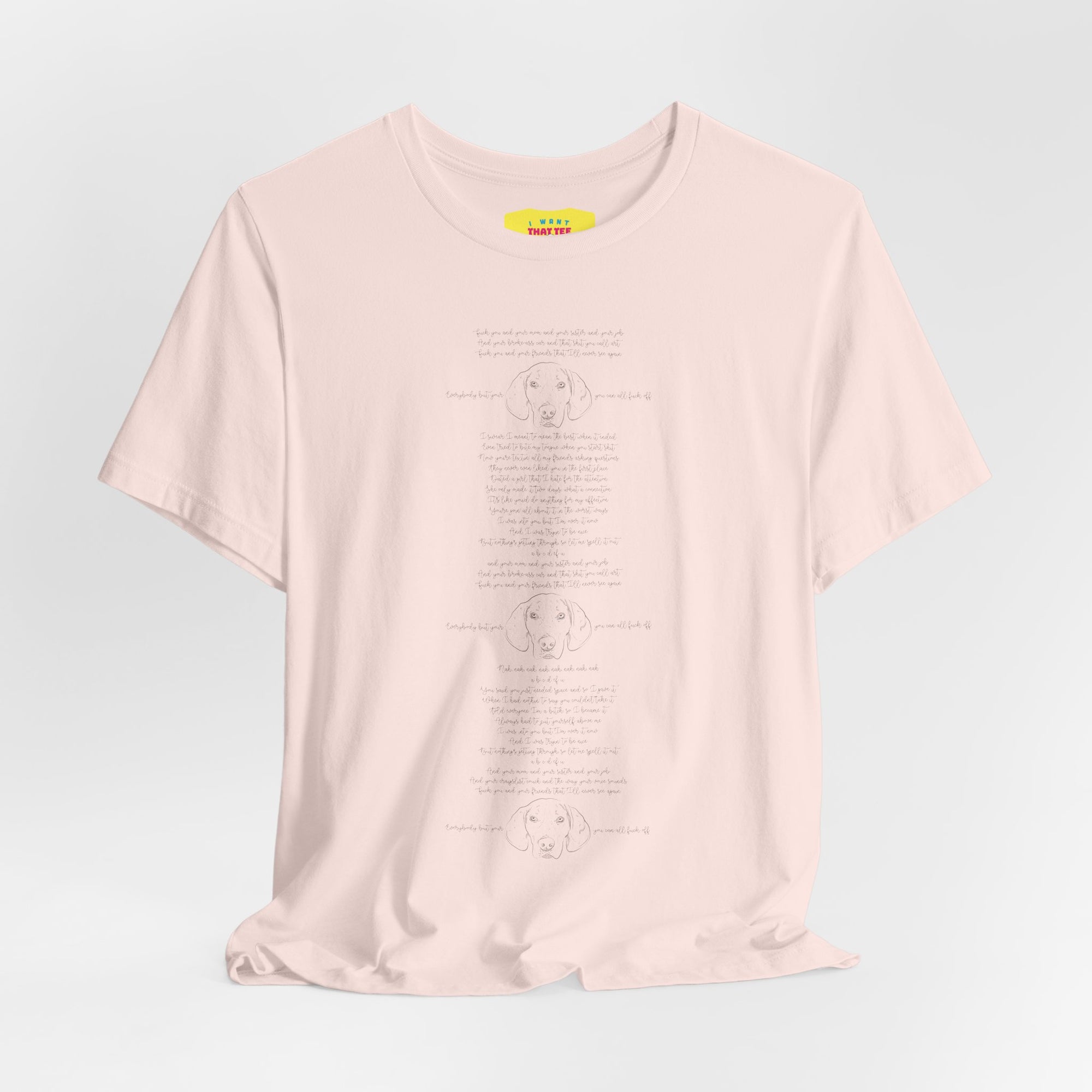 ABCDEFU - GAYLE LYRIC (Unisex Jersey Short Sleeve Tee)