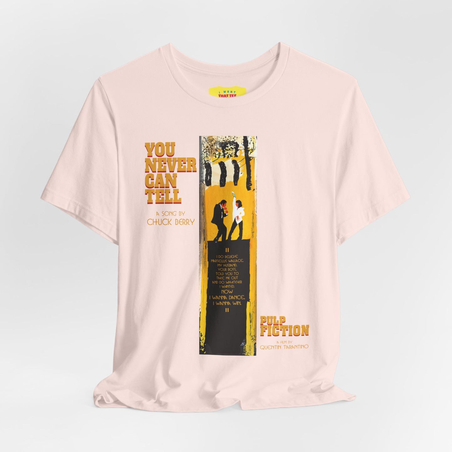 YOU NEVER CAN TELL - PULP FICTION DANCE (Unisex Jersey Short Sleeve Tee)