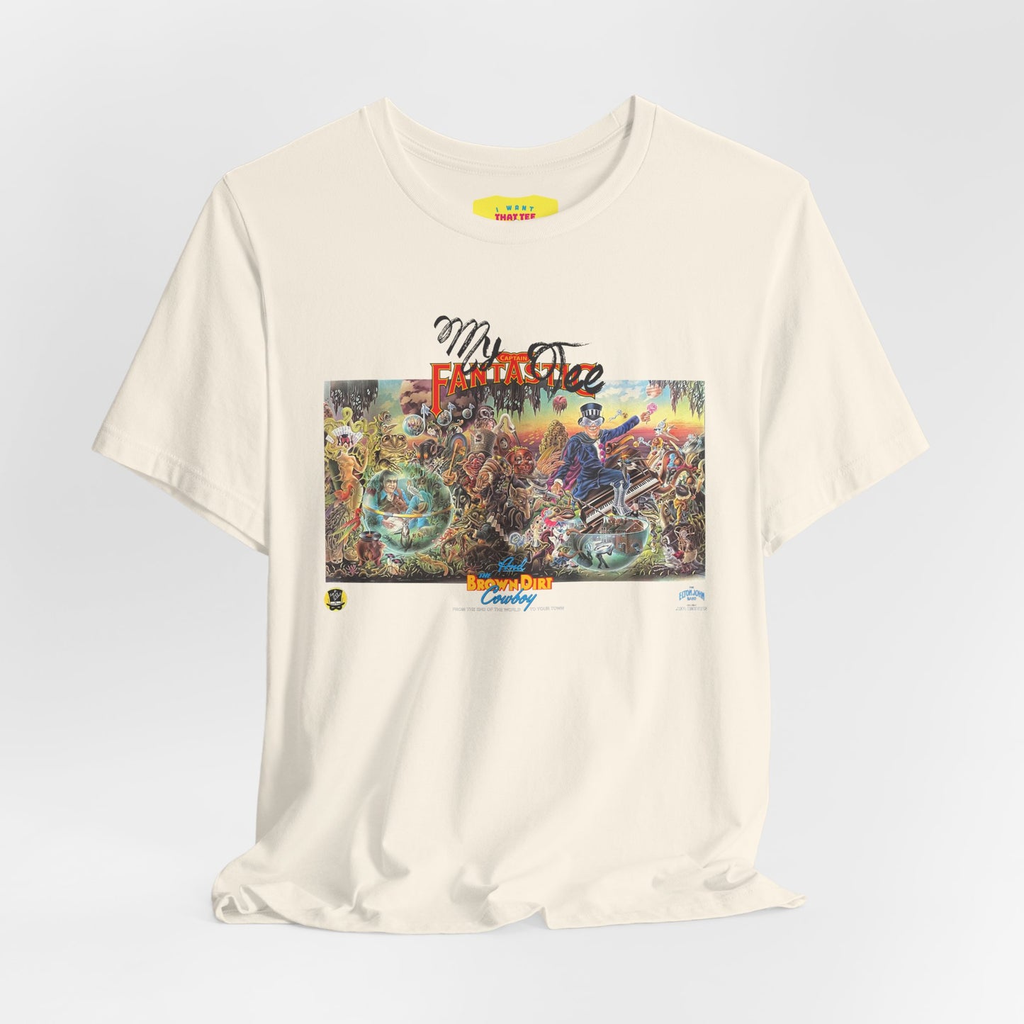 MY CAPTAIN FANTAS-TEE AND THE BROWN DIRT COWBOY (Unisex Jersey Short Sleeve Tee)