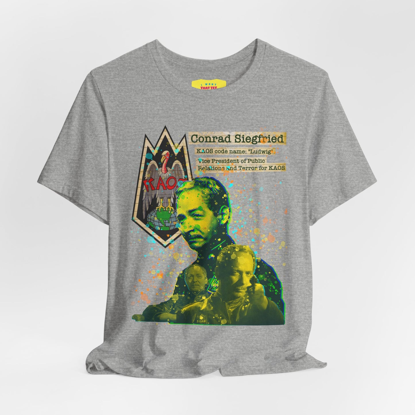 CONRAD SIEGFRIED - GET SMART TV SHOW (Unisex Jersey Short Sleeve Tee)