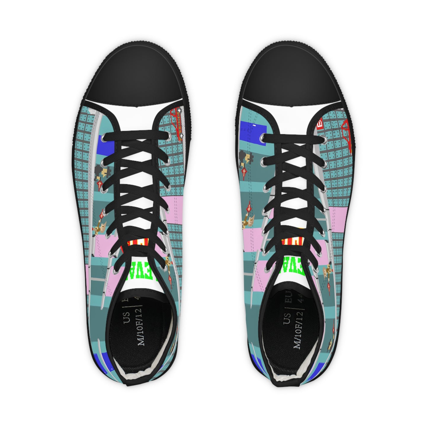 ELEVATOR ACTION ARCADE  (High Top Sneakers)