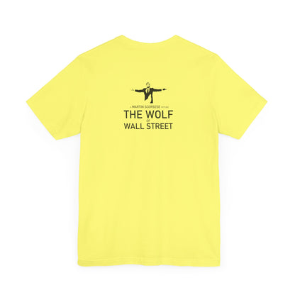 CHEST BEATING - THE WOLF OF WALL STREET (Unisex Jersey Short Sleeve Tee)