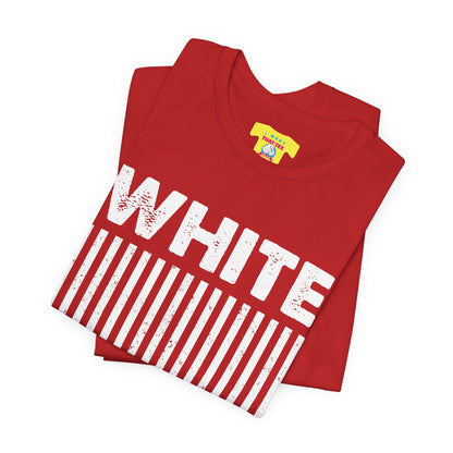 WHITE STRIPES (Unisex Jersey Short Sleeve Tee)