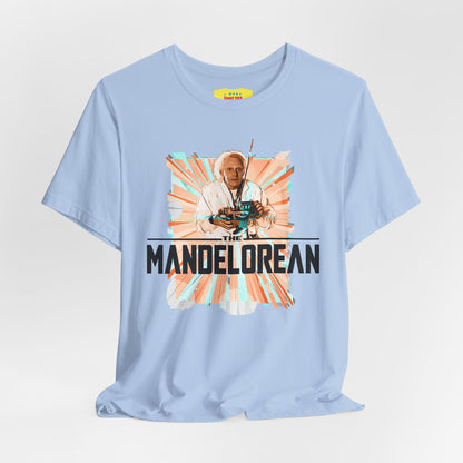 THE MANDELOREAN - BACK TO THE FUTURE JOKE (Unisex Jersey Short Sleeve Tee)