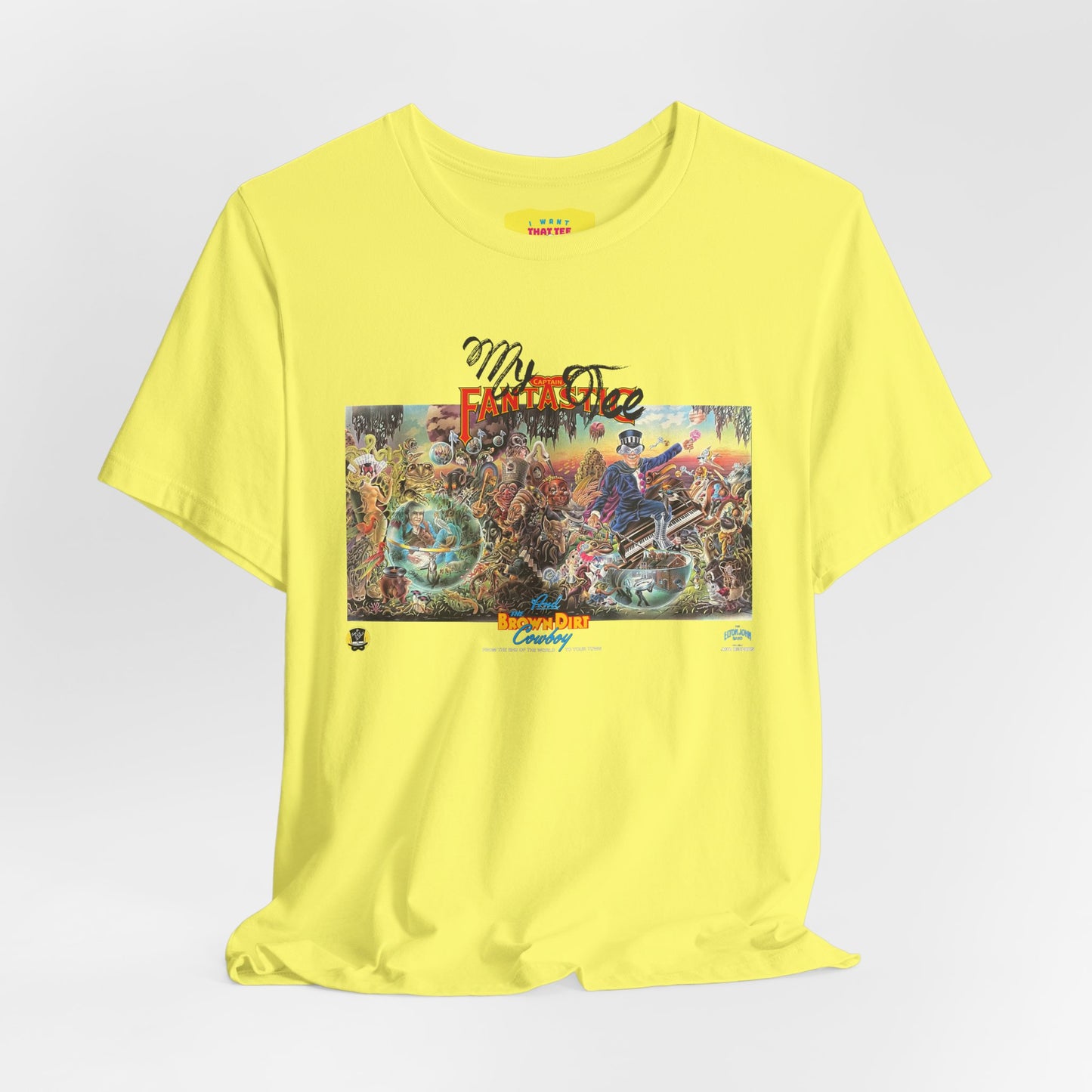 MY CAPTAIN FANTAS-TEE AND THE BROWN DIRT COWBOY (Unisex Jersey Short Sleeve Tee)