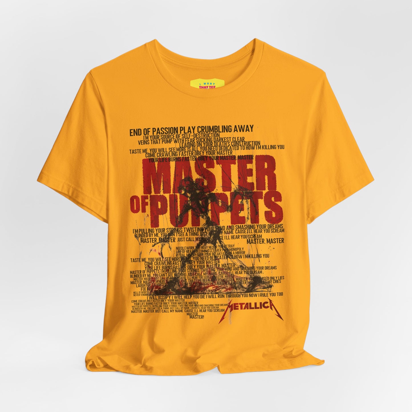 MASTER OF PUPPETS - METALLICA (Unisex Jersey Short Sleeve Tee)