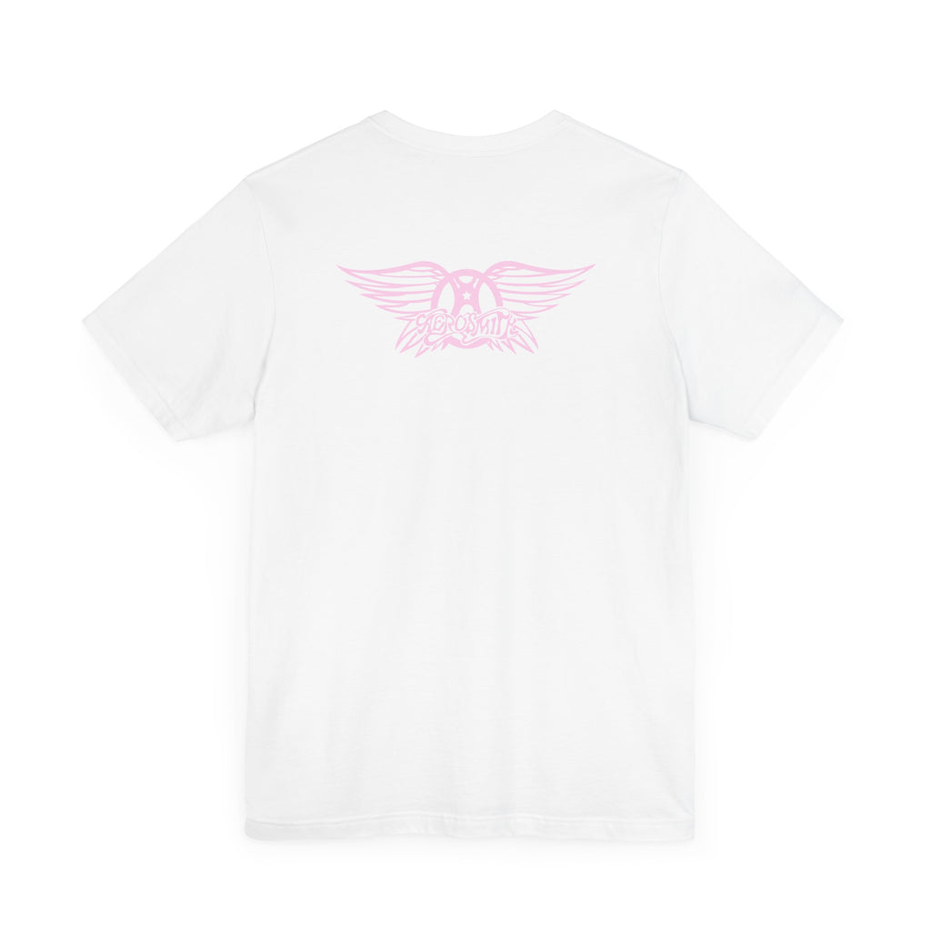 PINK GETS ME HlGH AS A KITE - AEROSMlTH LYRICS (Unisex Jersey Short Sleeve Tee)