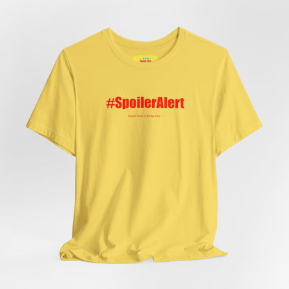 SPOILER ALERT/KEYSER SÖZE IS VERBAL KINT (Text in red, Unisex Softstyle T-Shirt)