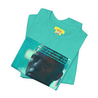 TEARS IN RAIN - BLADE RUNNER QUOTE (Unisex Softstyle T-Shirt)