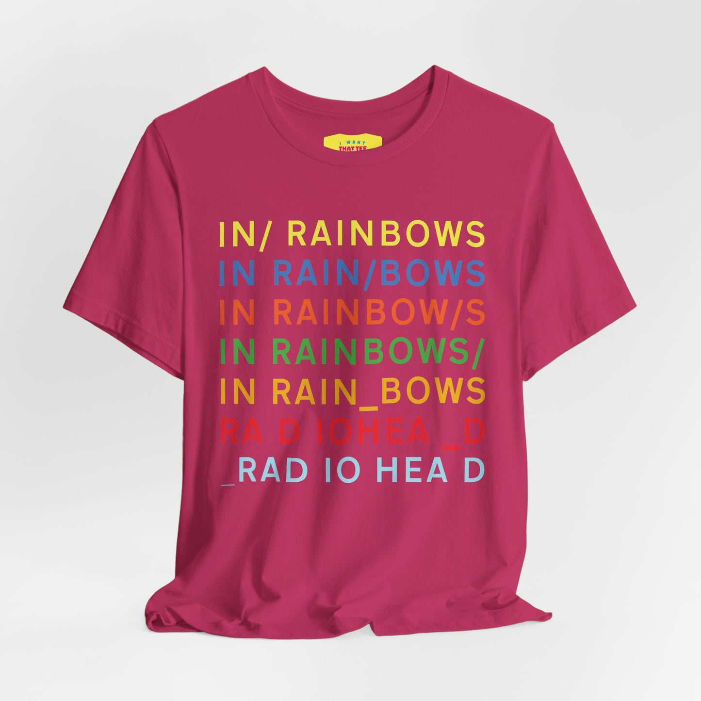 IN RAINBOWS - RADIOHEAD (Unisex Jersey Short Sleeve Tee)