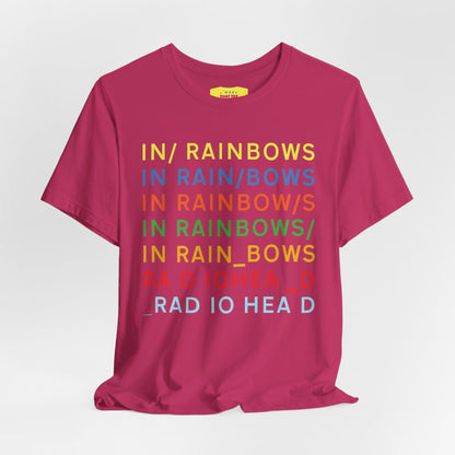 IN RAINBOWS - RADIOHEAD (Unisex Jersey Short Sleeve Tee)
