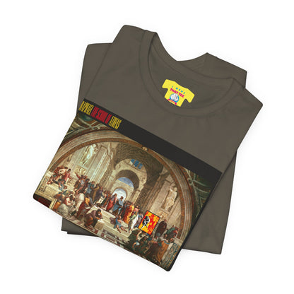 GUNS N ROSES - USE YOUR ILLUSION I & II ALBUM COVER + RAPHAEL ART (Unisex Jersey Short Sleeve Tee)