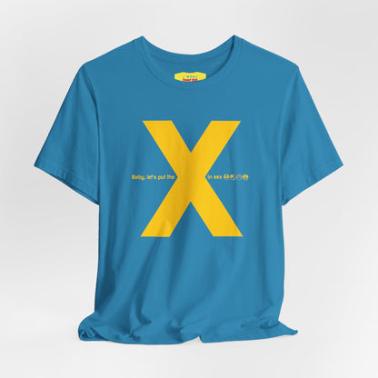 LET'S PUT THE X IN SEX - KISS (Unisex Softstyle T-Shirt)