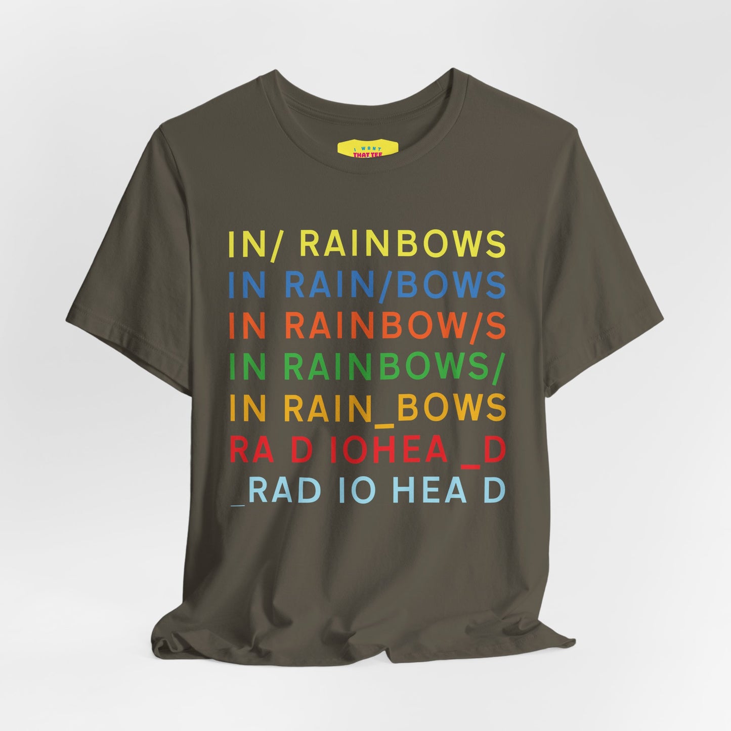 IN RAINBOWS - RADIOHEAD (Unisex Jersey Short Sleeve Tee)