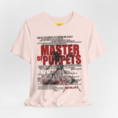 MASTER OF PUPPETS - METALLICA (Unisex Jersey Short Sleeve Tee)