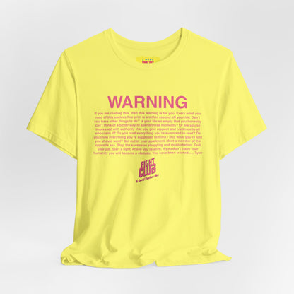 WARNING - FIGHT CLUB VHS MESSAGE