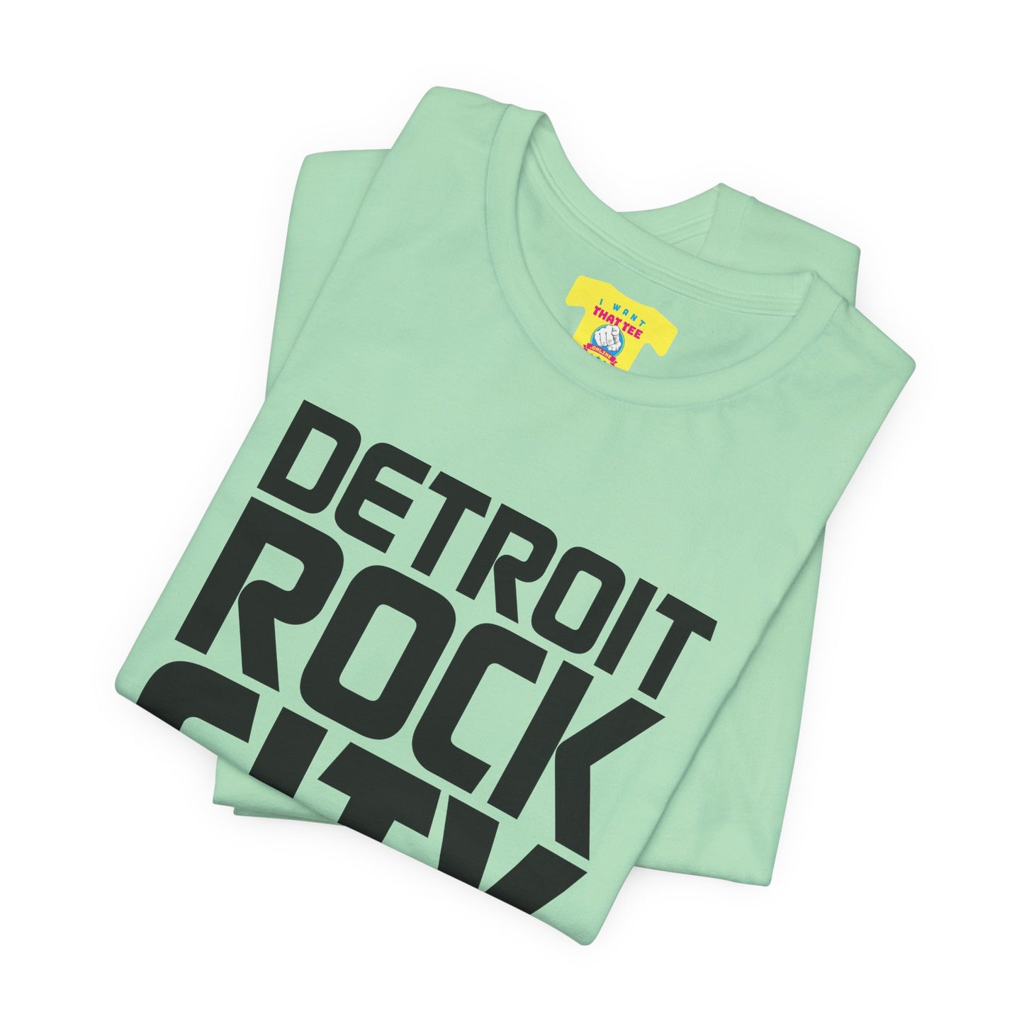 DETROIT ROCK CITY (Black Text, Unisex Ultra Cotton Tee)