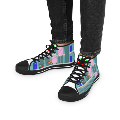 ELEVATOR ACTION ARCADE  (High Top Sneakers)