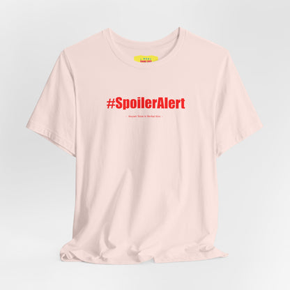 SPOILER ALERT/KEYSER SÖZE IS VERBAL KINT (Text in red, Unisex Softstyle T-Shirt)