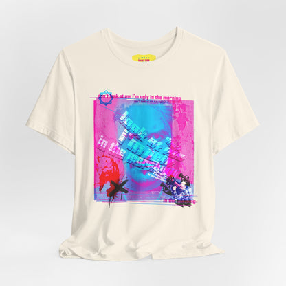 DON'T LOOK AT ME I'M UGLY IN THE MORNING - FAITH NO MORE (Unisex Softstyle T-Shirt)