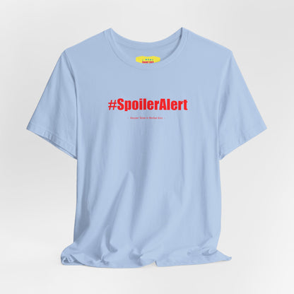 SPOILER ALERT/KEYSER SÖZE IS VERBAL KINT (Text in red, Unisex Softstyle T-Shirt)