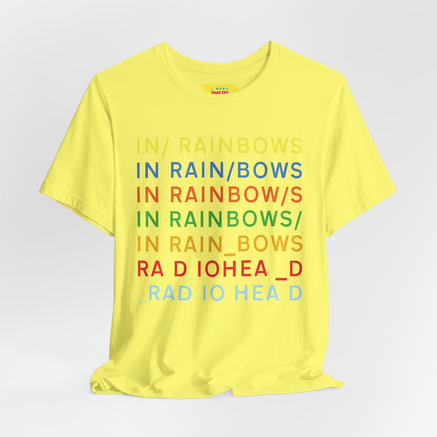 IN RAINBOWS - RADIOHEAD (Unisex Jersey Short Sleeve Tee)