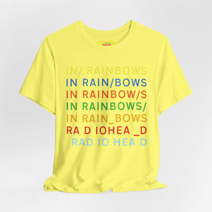 IN RAINBOWS - RADIOHEAD (Unisex Jersey Short Sleeve Tee)