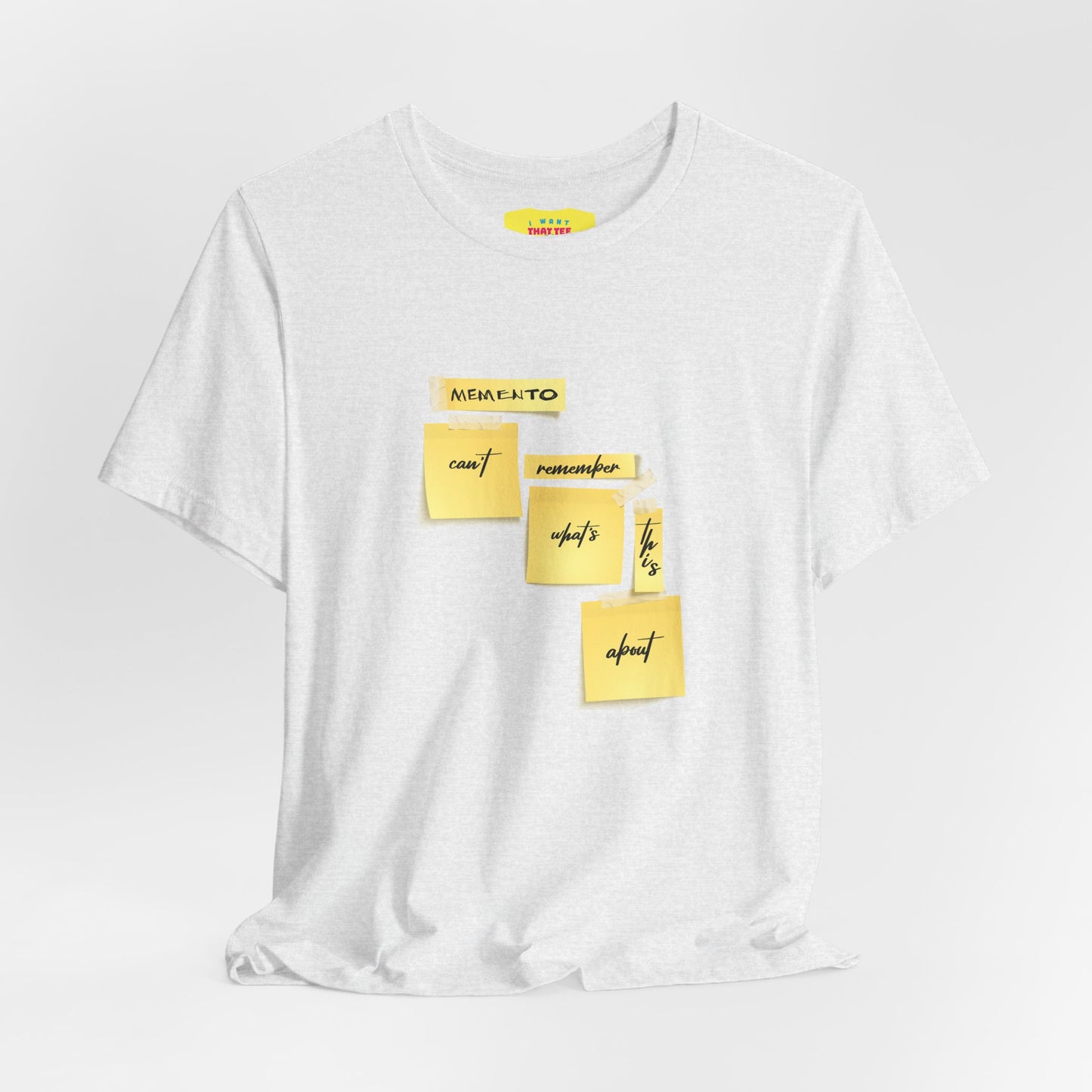 MEMENTO - CAN'T REMEMBER WHAT'S THIS ABOUT (Unisex Softstyle T-Shirt)