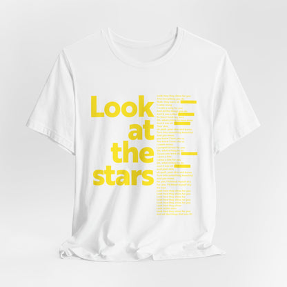 YELLOW - COLDPLAY LYRICS (Unisex Softstyle T-Shirt)