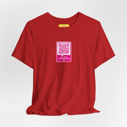 QR KAMASUTRA JOKE (Unisex Jersey Short Sleeve Tee)
