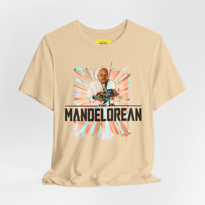 THE MANDELOREAN - BACK TO THE FUTURE JOKE (Unisex Jersey Short Sleeve Tee)