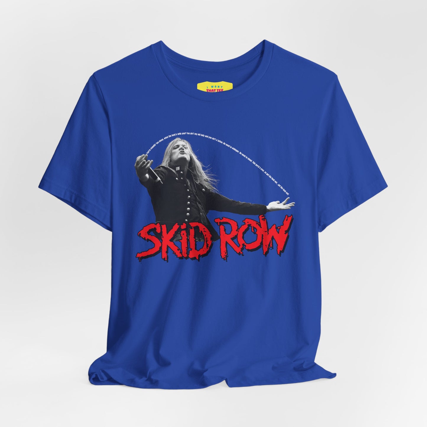 GET THE FUCK OUT - SKID ROW (Unisex Softstyle T-Shirt)