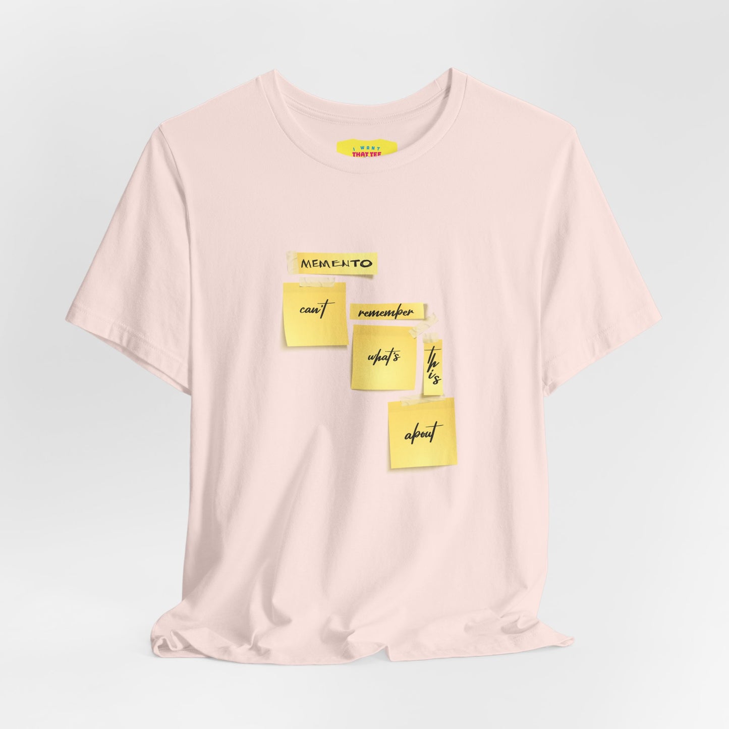 MEMENTO - CAN'T REMEMBER WHAT'S THIS ABOUT (Unisex Softstyle T-Shirt)