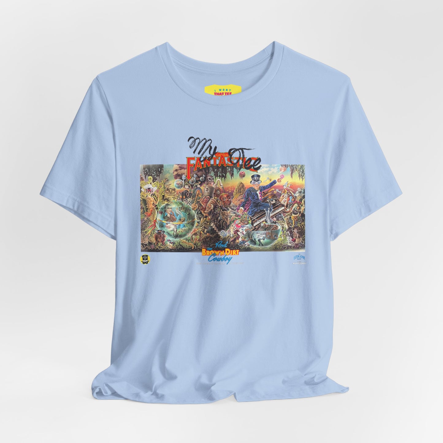 MY CAPTAIN FANTAS-TEE AND THE BROWN DIRT COWBOY (Unisex Jersey Short Sleeve Tee)