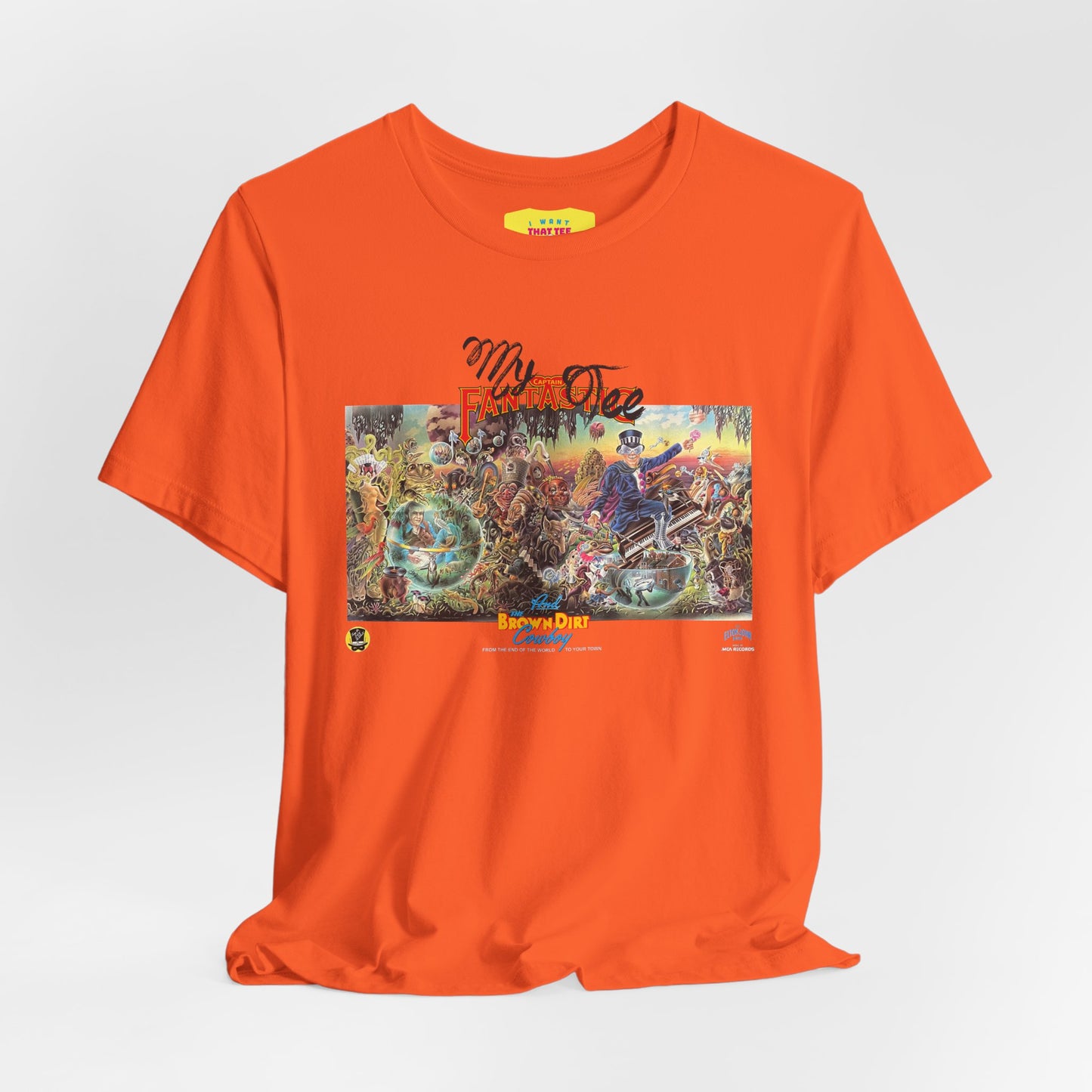 MY CAPTAIN FANTAS-TEE AND THE BROWN DIRT COWBOY (Unisex Jersey Short Sleeve Tee)