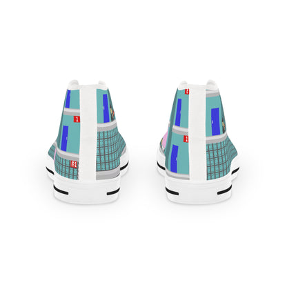 ELEVATOR ACTION ARCADE  (High Top Sneakers)