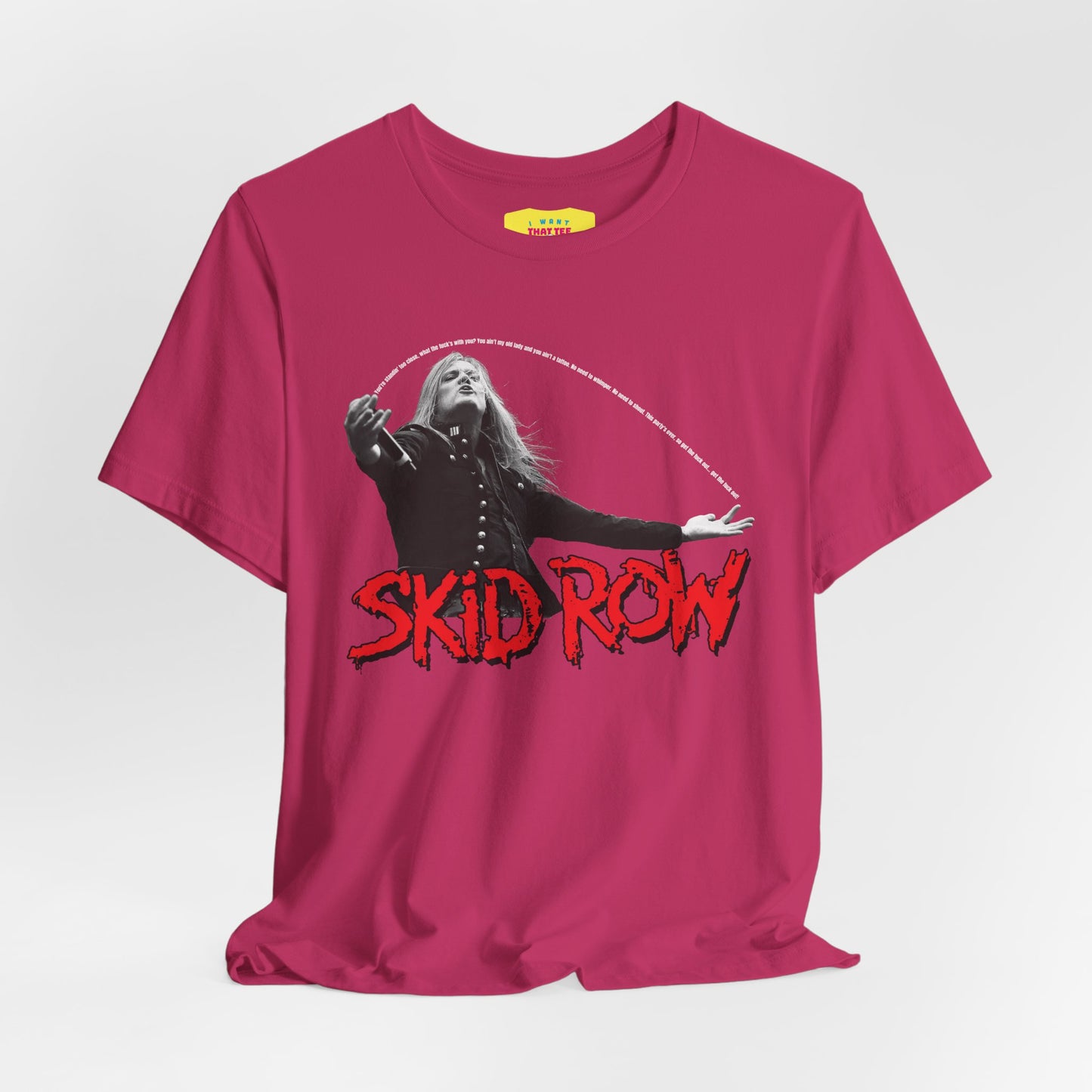 GET THE FUCK OUT - SKID ROW (Unisex Softstyle T-Shirt)