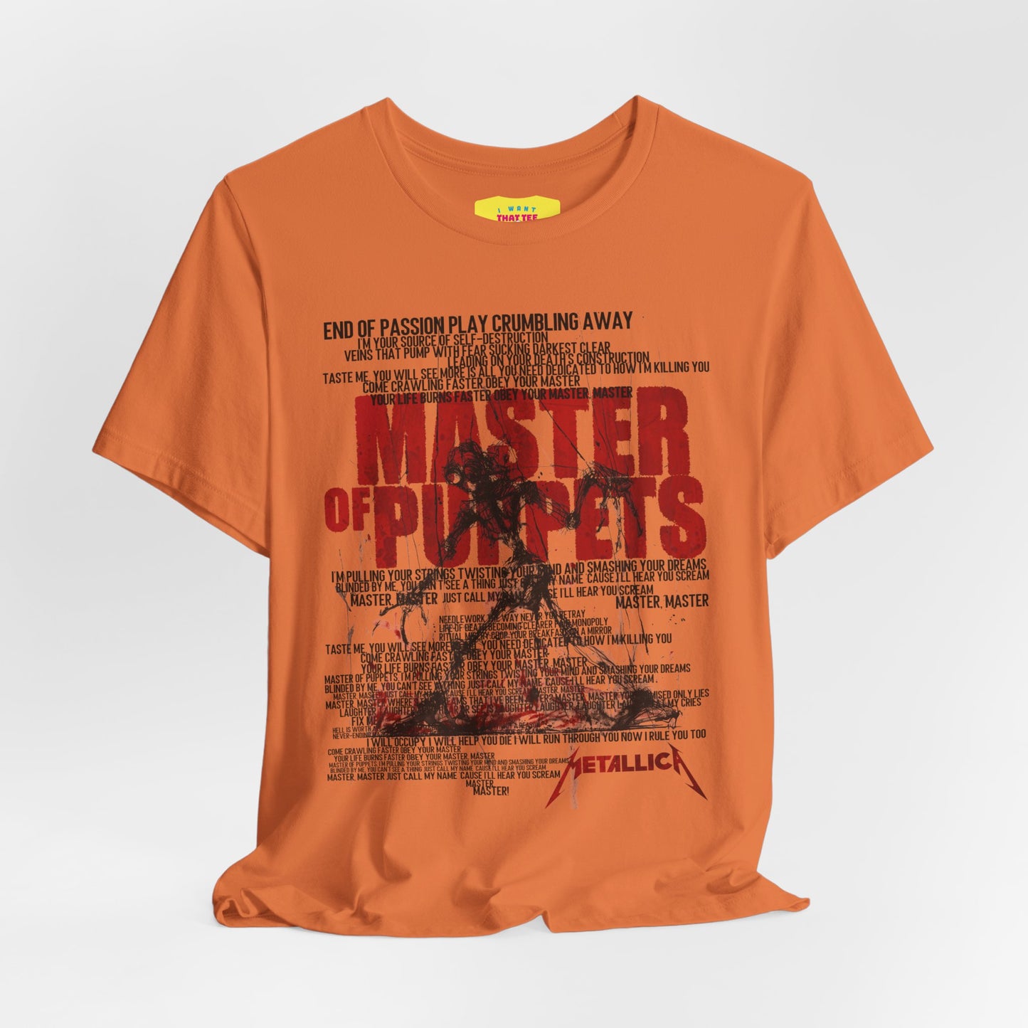 MASTER OF PUPPETS - METALLICA (Unisex Jersey Short Sleeve Tee)