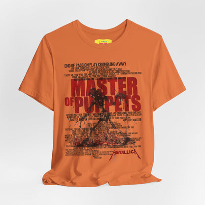 MASTER OF PUPPETS - METALLICA (Unisex Jersey Short Sleeve Tee)