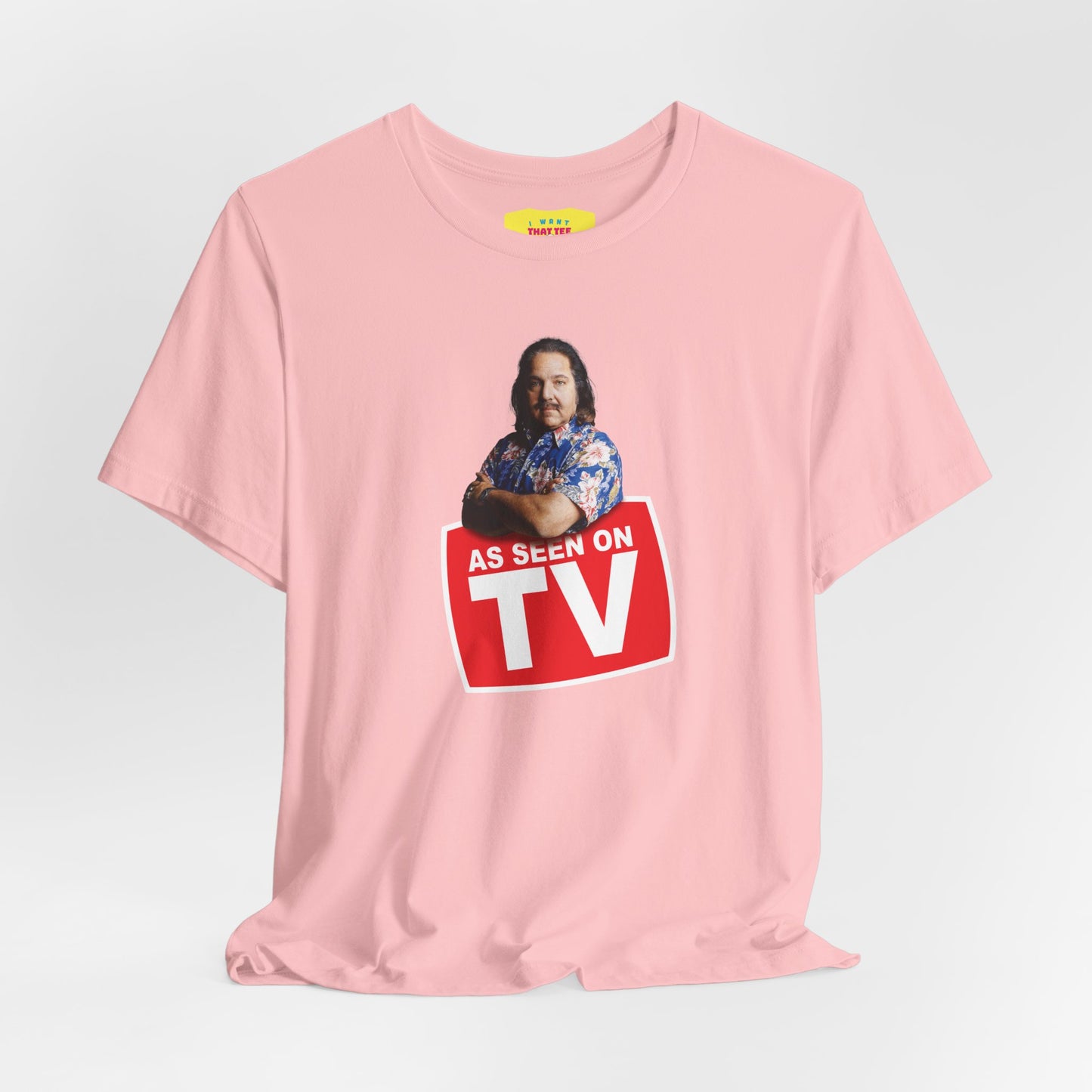 AS SEEN ON TV - RON JEREMY JOKE (Unisex Jersey Short Sleeve Tee)