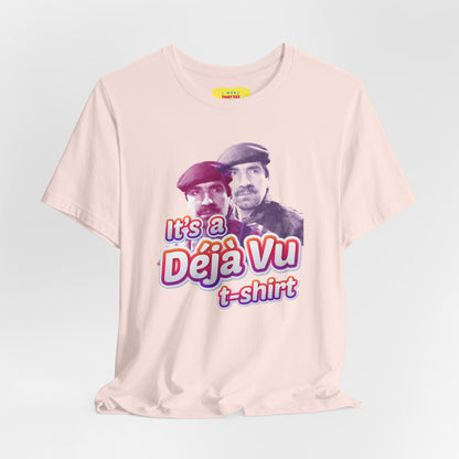 IT'S A DÉJÀ VU T-SHIRT - TOP SECRET MOVIE CHARACTER JOKE (Unisex Softstyle T-Shirt)