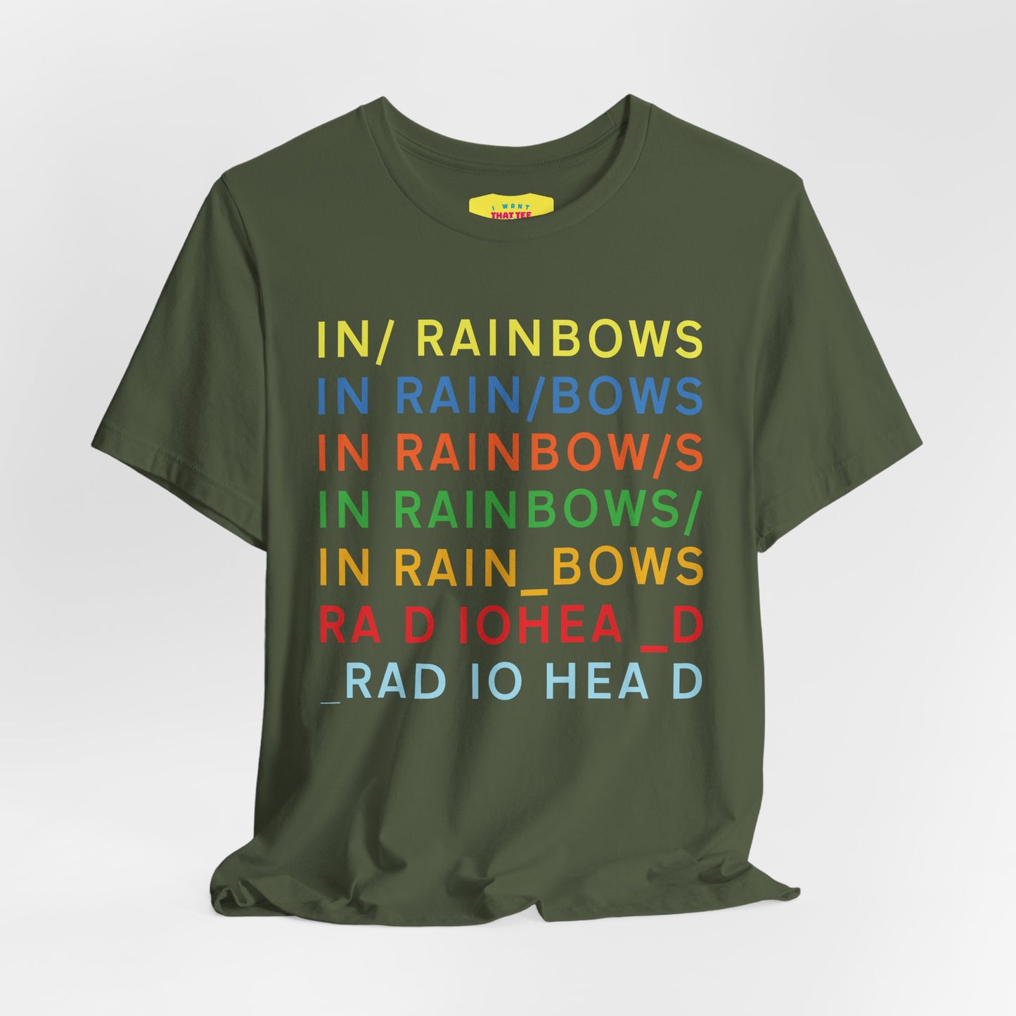 IN RAINBOWS - RADIOHEAD (Unisex Jersey Short Sleeve Tee)