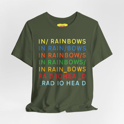 IN RAINBOWS - RADIOHEAD (Unisex Jersey Short Sleeve Tee)