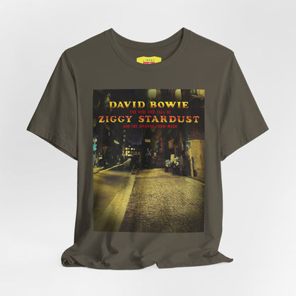 ZIGGY STARDUST - DAVID BOWIE (Unisex Jersey Short Sleeve Tee)